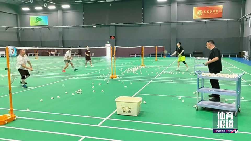 毛球项目的, 为提升训练